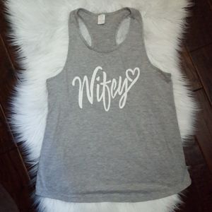 Wifey Racerback Tank Top